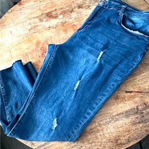 Honey and Bristle size 24 distressed skinny jeans